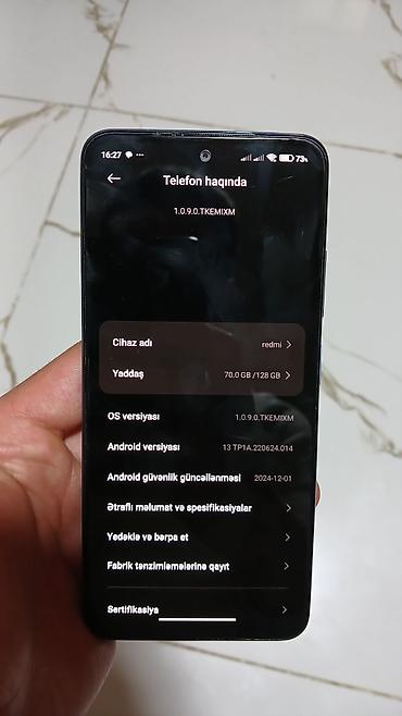 note 40: Redmi Note 11S, 128 GB, rəng - Göy, İki sim kartlı, Face ID, Barmaq izi — 7