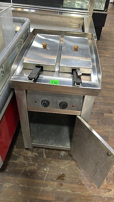 kartof free: İkiqollu elektrik friyator - Material: paslanmayan polad gövdə və iş — 2