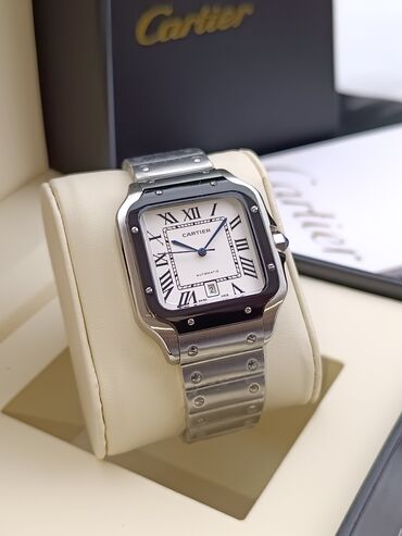 Qol saatları: Yeni, Qol saatı, Cartier, rəng - Gümüşü — 5