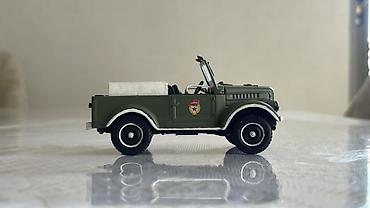 12 dyumlu velosiped: GAZ-69 hərbi off-road avtomobilinin kolleksioner model maquleti - — 3