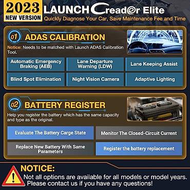 Alati za automobile: Novo-LAUNCH X431 Creader Elite OBD2 za GM, Chevrolet, Cadillac, Buick — 12