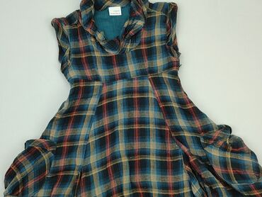 sukienki w kratę reserved: Sukienka, Next, 7 lat, 116-122 cm, stan - Dobry