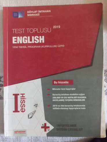 İngilis dili: Məhsul: DİM “Test Toplusu – English” (Yeni təhsil proqramı – kurikulum