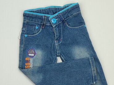 spodnie baggy jeans chłopięce: Spodnie jeansowe, 1.5-2 lat, 92, stan - Dobry