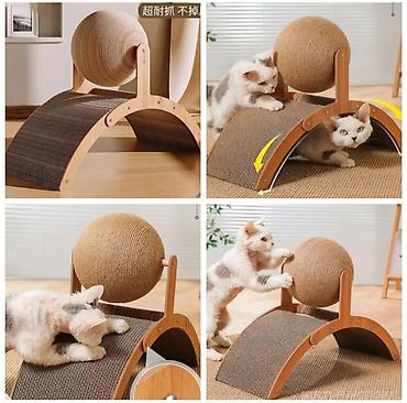 Зоотовары: Продаю игрушку/когтеточку/лежанку 3в1,с кошачей мятой,вашему котику — 2