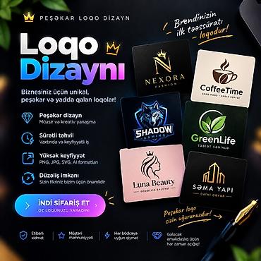 Reklam, çap: Peşəkar Loqo Dizaynı xidməti - Biznesiniz üçün unikal, peşəkar və — 1