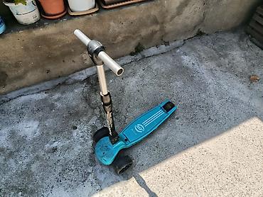 2 tekerli scooter: Uşaq skuterı – 3 təkərli, mavi rəng Marka/seriya: “NF” (gövdədə loqo — 2