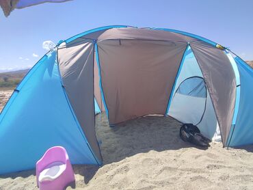 Палатки: Продаю палатку 2 капсулы под спальное место и тамбур,в отличном