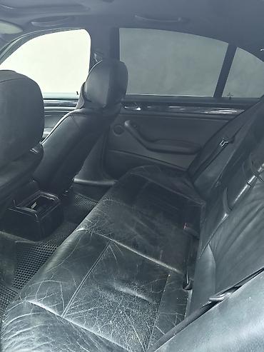 vip avto: BMW salonu – E39 seriyası üçün - Dəri oturacaqlar (qara rəng), ön — 2