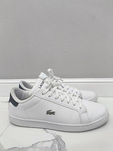 dunk low: Мужские кроссовки, 43, Lacoste, Б/у, цвет - Белый, Самовывоз — 3