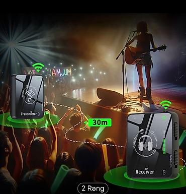 Другая аудиотехника: Simsiz Audio Transmitter + Qəbuledici dəsti - 2.4 GHz ISM diapazonu — 6