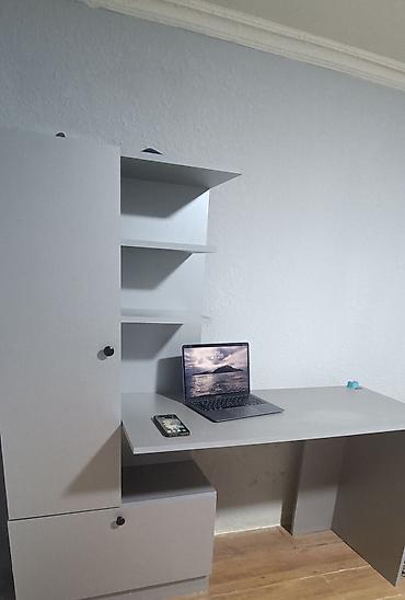 ikinci el ofis mebelleri: Kompüter masası, İşlənmiş, Dördbucaq masa — 4