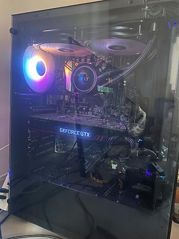 Техника и электроника: Компьютер, ядер - 4, ОЗУ 16 ГБ, Игровой, Б/у, Intel Core i7, NVIDIA GeForce GTX 1080 Ti, HDD + SSD — 1