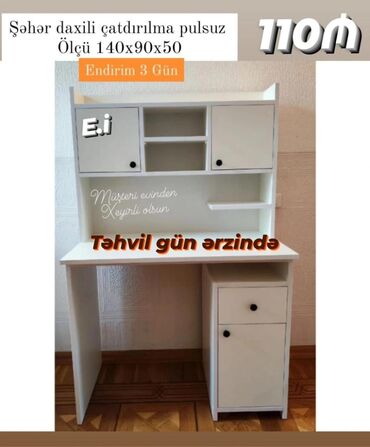 Çarpayılar: Oğlan və qız üçün, Yeni, Siyirməli, Yazı masası, Stulsuz