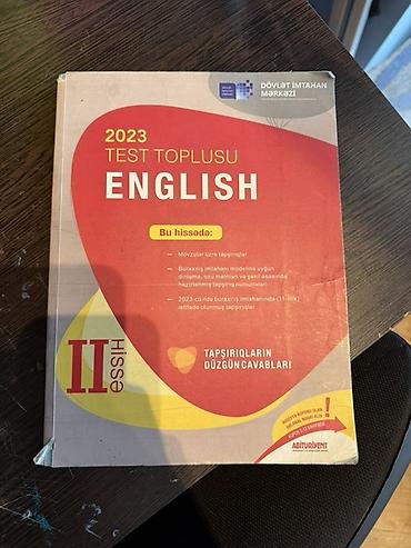 Testlər: İngilis dili Testlər 11-ci sinif, DİM, 2-ci hissə, 2023 il — 1
