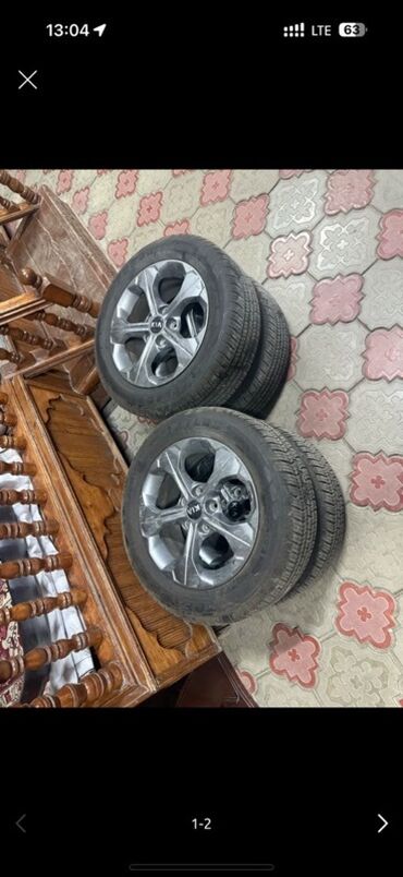 меняю на 14 диски: Колеса в сборе R 16, Всесезонная, Комплект, Литые, отверстий - 5