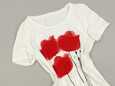 bluzki trapezowe: T-shirt damski, rozmiar L