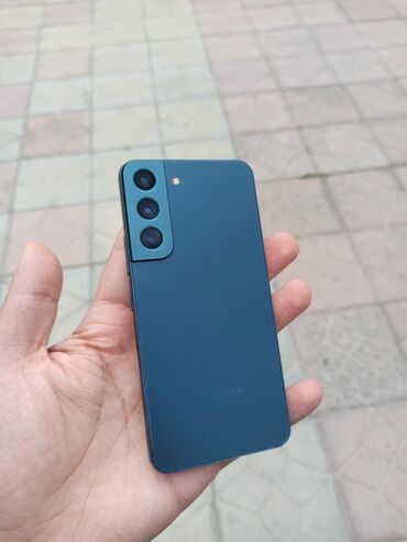 İnformatika: Samsung Galaxy S22, 128 GB, rəng - Göy, Barmaq izi, Face ID