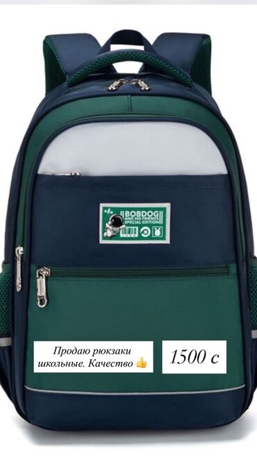 сумки в школу для подростков: Этот многофункциональный рюкзак, выполненный в синих и зеленых тонах с