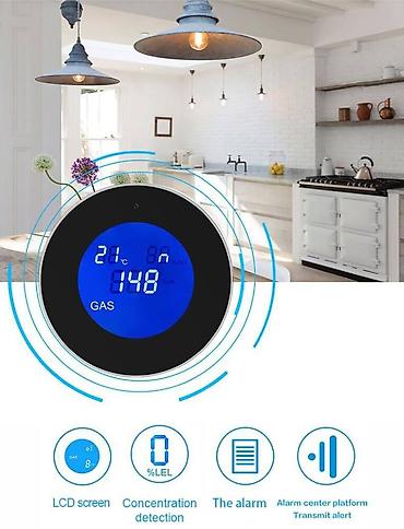qaz sensoru: Tuya WiFi Qaz Detektoru Yeni Şəhərdaxili Çatdırılma 3-5 Azn — 4