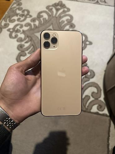 iphone 11 nece manatdir: IPhone 11 Pro Max, 64 GB, Qızılı, Face ID — 1