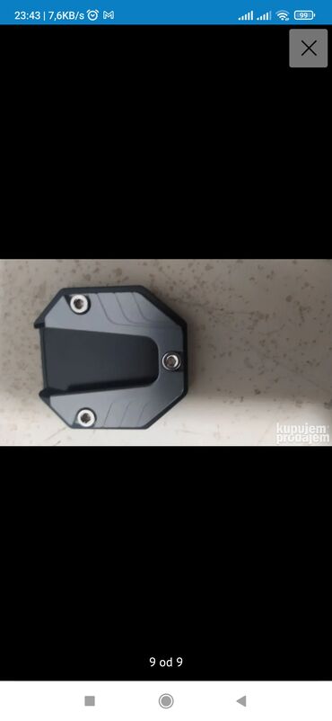 Ostali motocikli i skuteri: Ploča/proširenje nogare za motocikl - Funkcija: proširenje oslonca — 1