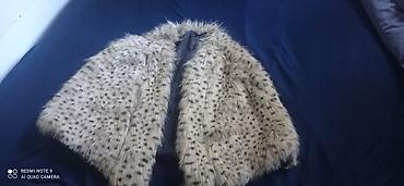 zensko mace: Elegantna krznena pelerina / kratki ogrtač sa upečatljivim leopard — 3