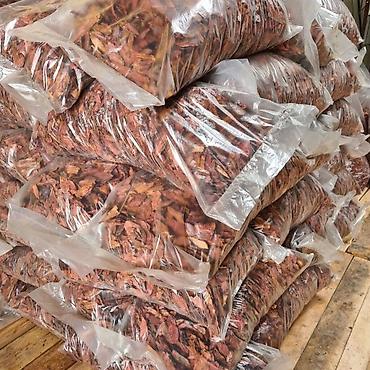 Опилки: Мульча Кара для оформления сада клумб, ФРАКЦИЯ 3-5 5_10 до см. мешок — 8