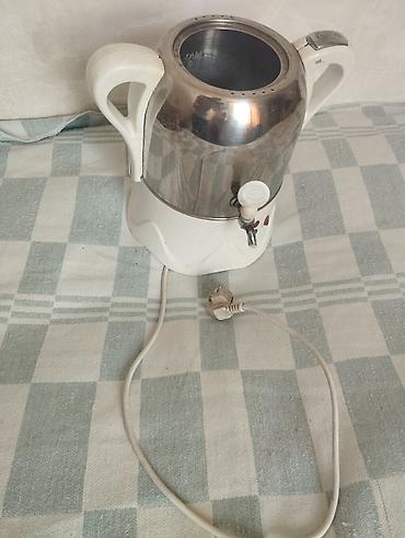 samovar tarixi: Elektrik samovar/çaydan (paylayıcı kranlı) - Paslanmayan polad gövdə — 5