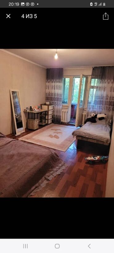 квартира старый автовокзал: 1 комната, 32 м², 104 серия, 4 этаж, Старый ремонт