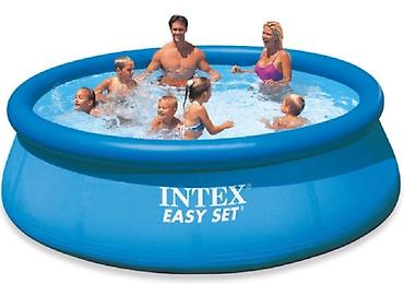 İdman və istirahət: Elektron Nasos Hediyye. Intex 2.44 × 0.61 m şişmə hovuz 🌊 Yay — 1