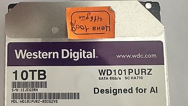 Жёсткие диски WD Purple 10TB x6 — WD101PURZ Продаю 6 жёстких дисков lalafo.az -da Жёсткие диски WD Purple 10TB x6 — WD101PURZ Продаю 6 жёстких дисков