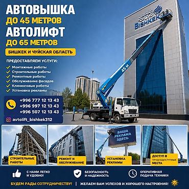 Услуги автовышки: Стрела 45 м, 250 т — 1