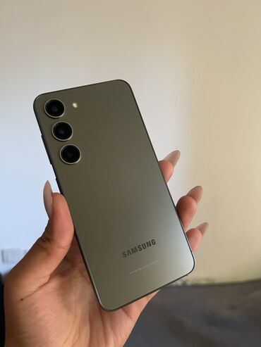 купить бу телевизор в бишкеке: Samsung Galaxy S23, Б/у, 256 ГБ, цвет - Зеленый, 1 SIM, eSIM