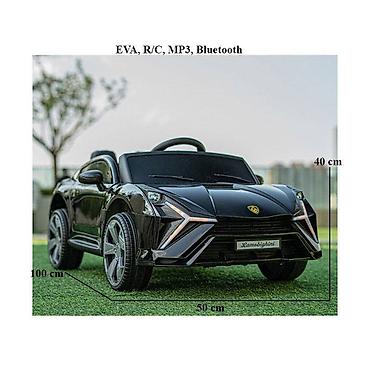 lambo: Uşaq elektrik avtomobili Lamborghini Black Full Version Uşaq — 4
