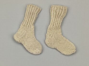 getry piłkarskie białe rozmiar 34 bez skarpety: Socks, 19–21, condition - Good