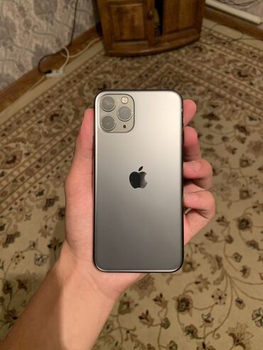 телефоны редми 9т: IPhone 11 Pro, Б/у, 64 ГБ, Серебристый, Чехол, 79 %