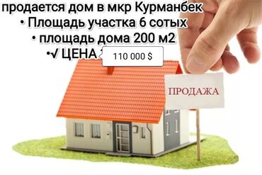Продажа домов: 200 м², 10 комнат, Без мебели