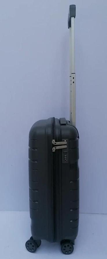 Putni koferi i torbe: Tvrdi kofer na točkićima – siva boja - Materijal: čvrsta ABS/plastika — 7