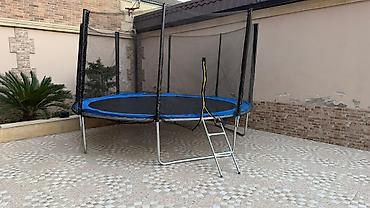 teleskopik nərdivan: Bağça/bakı həyəti üçün dairəvi trampolin 3.66 M (12 FT) BATUT - — 2