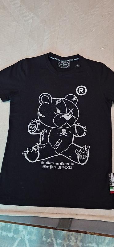 no name: Футболка Philipp Plein Platinum Cut, черная, размер M. - Фирменный — 1