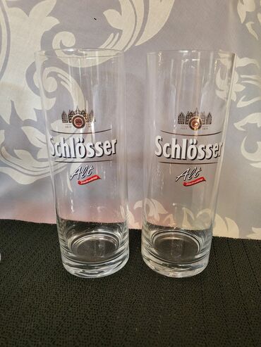 Čaše: Case nove za pivo 2008g.Schllosser Nemacka. Case nove,sve na njima — 12