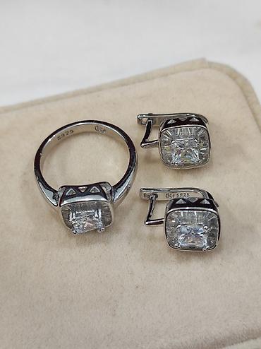 Серебряные наборы украшений: Набор украшений, Проба 925, Женские, Новый — 11