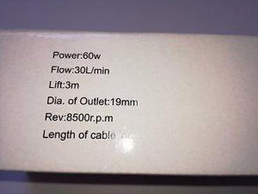 Ostali alati i mašine: Potapajuća pumпа за гориво/воду на 12V/24V - Напајање: DC 12V или 24V — 9