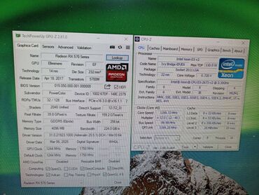 Настольные ПК и рабочие станции: Компьютер, ядер - 8, ОЗУ 32 ГБ, Игровой, Б/у, Intel Xeon, AMD Radeon RX 580, HDD + SSD — 2