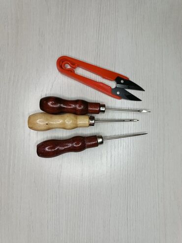 Курсы шитья: Набор по работе с кожей. пробойники, кромкорезы, стикер, ножницы — 22