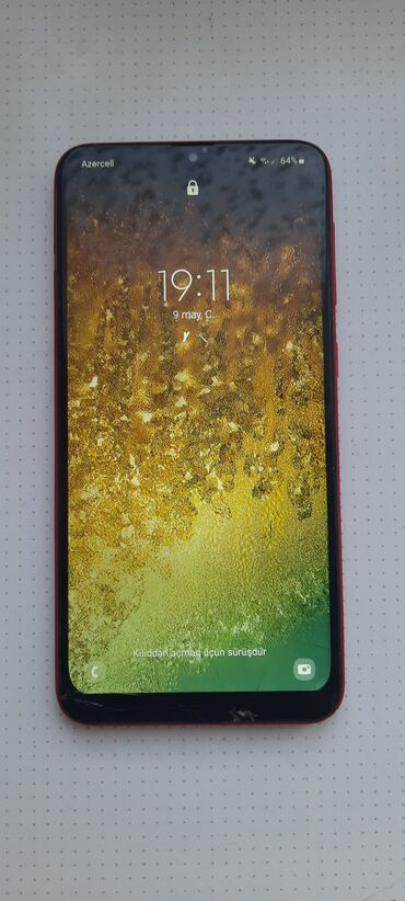 telefon gencede: Samsung Galaxy A10s, 32 ГБ, цвет - Красный, Две SIM карты