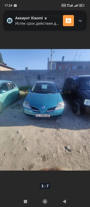 мото чопер: Nissan Primera: 2002 г., 2.2 л, Механика, Дизель, Универсал