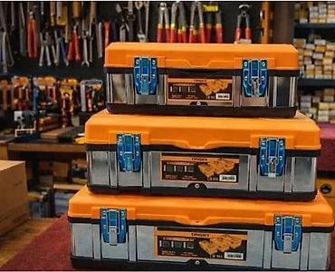 pb swiss tools: DINGQI set metalnih kofera za alat – 3 veličine - Robusni koferi od — 1