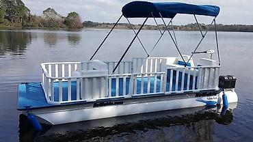 Водный транспорт: Катер, понтонный катер. Изготовление по заказу на заводе — 22